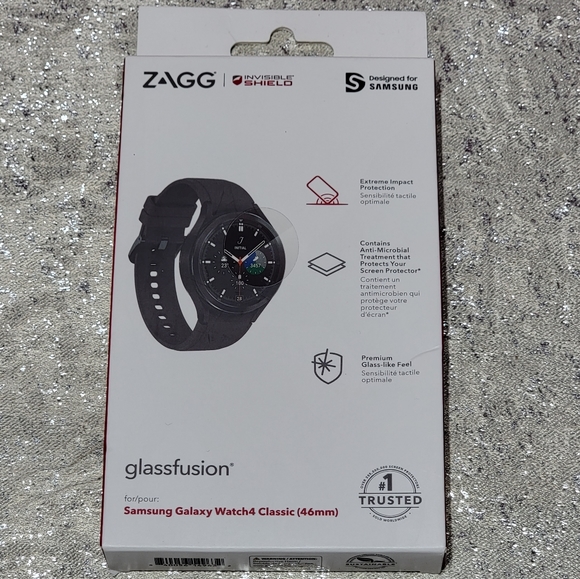 NEW Zagg Invisible Shield Screen Protector for Samsung Galaxy Watch 4 Classic - Picture 1 of 5